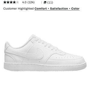 White nike sneakers